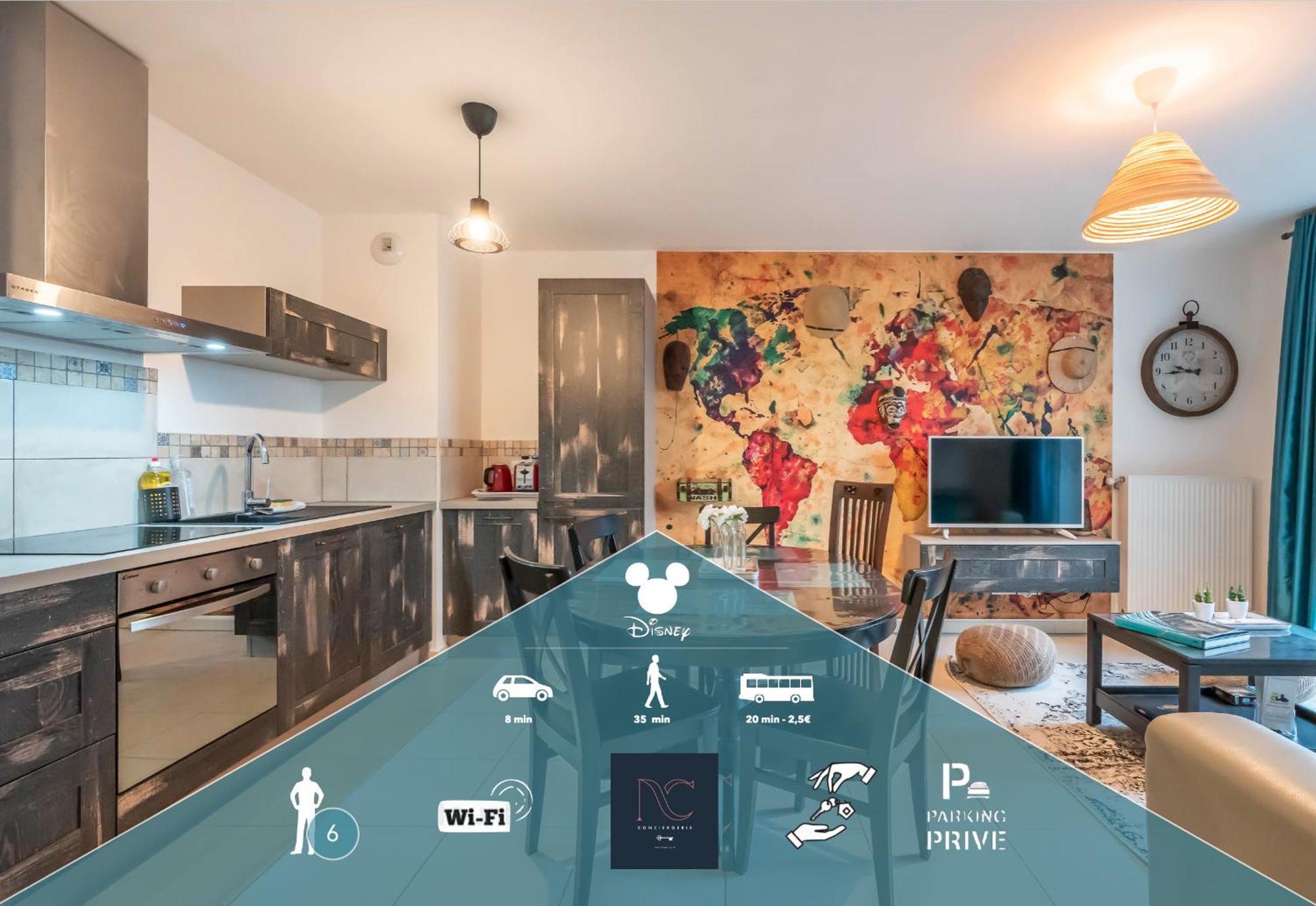 *Disneyland-Paris* 6Pers, Netflix, Wifi, Parking Montevrain Ngoại thất bức ảnh